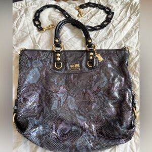 Coach Julianne OpArt exotic bag